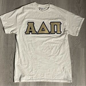 Alpha Delta Pi Stitch Letter Shirt
